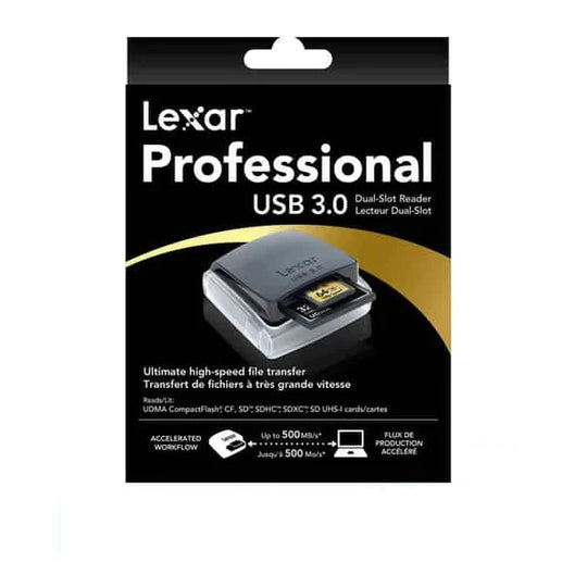 Lexar Lettore Card 3.0 Professional Dual Slot Reader Lexar Lettore Card 3.0 Professional Dual Slot Reader